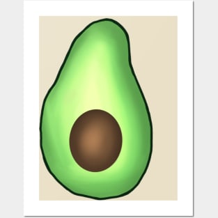 Avocado Anatomy Posters and Art